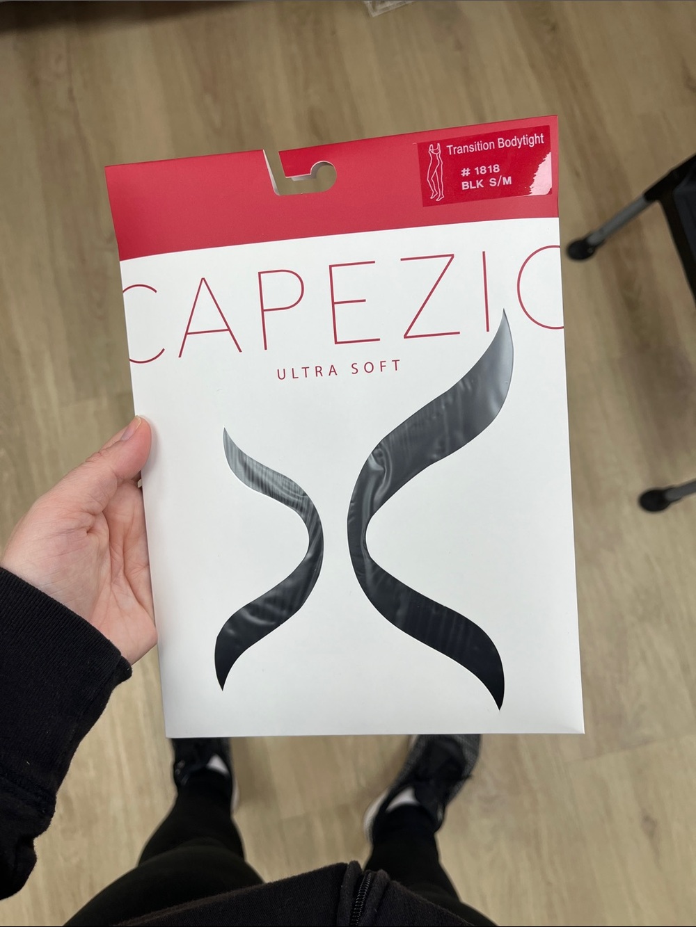 1818 Capezio transition black body tight adult S/M